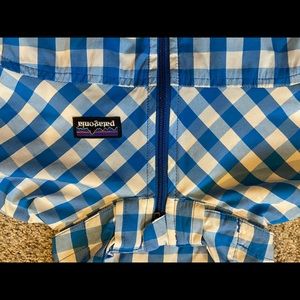 PATAGONIA Blue & White Light Jacket Size 3T